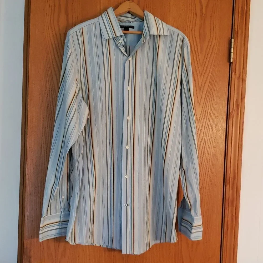EUC Banana Republic Button Down Dress Shirt Sz XL (17-17.5)